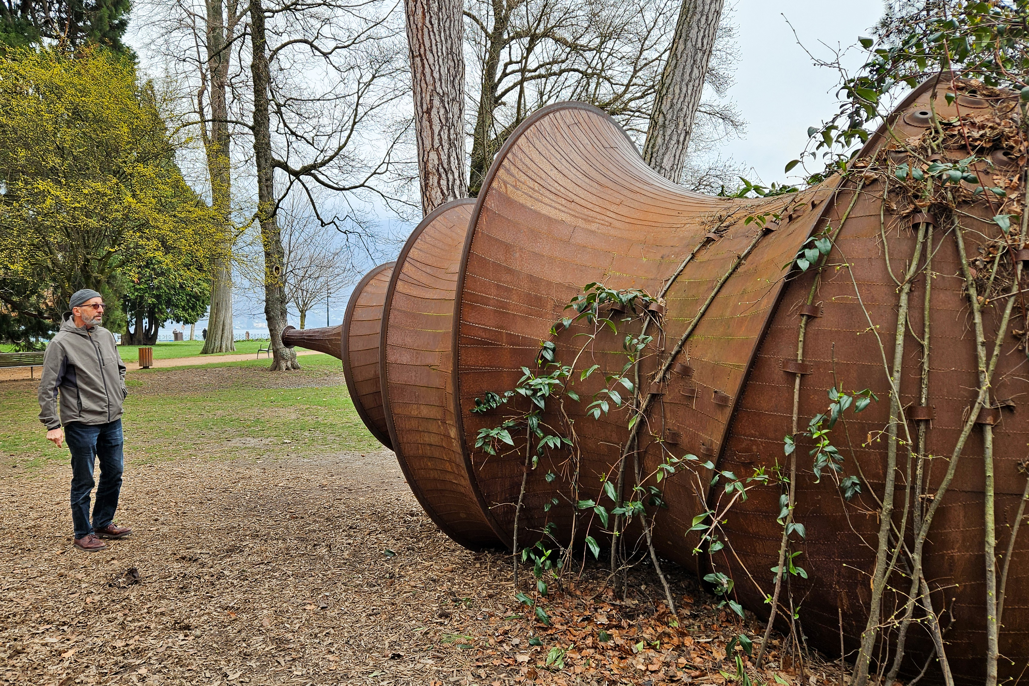 Installation  im Jardins de l'Europe